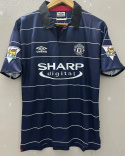 Koszulka Piłkarska Manchester United 1999/2000 Away Retro, #7 Beckham Koszulka Piłkarska Manchester United 1999/2000 Away Retro, #7 Beckham