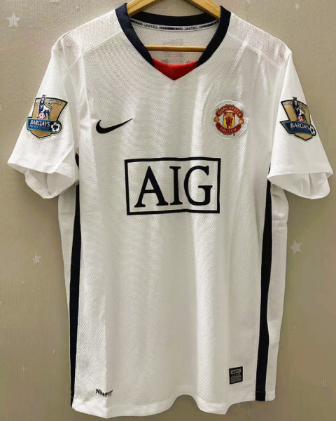 Koszulka Piłkarska Manchester United 2008/2009 Away Retro, #7 Ronaldo Koszulka Piłkarska Manchester United 2008/2009 Away Retro, #7 Ronaldo