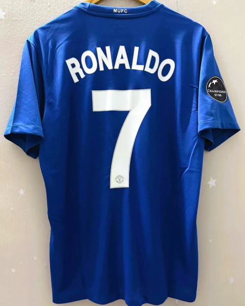 Koszulka Piłkarska Manchester United 2008/2009 Away Retro, #7 Ronaldo Koszulka Piłkarska Manchester United 2008/2009 Away Retro, #7 Ronaldo