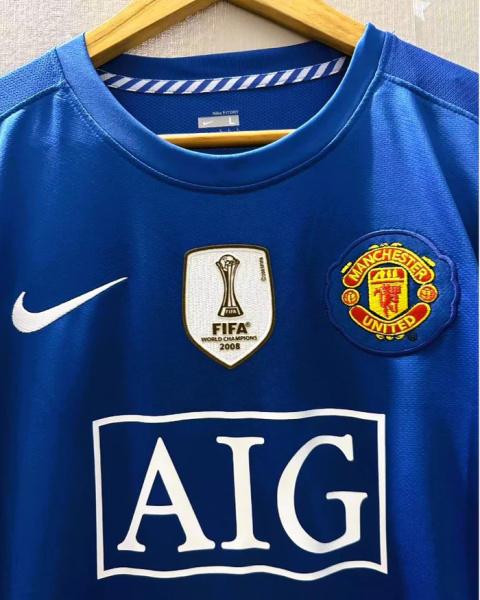 Koszulka Piłkarska Manchester United 2008/2009 Away Retro, Ronaldo, Giggs, Scholes, Rooney Koszulka Piłkarska Manchester United 2008/2009 Away Retro, Ronaldo, Giggs, Scholes, Rooney