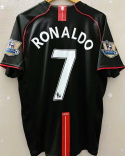 Koszulka Piłkarska Manchester United 2007/2008 Away Retro, #7 Ronaldo Koszulka Piłkarska Manchester United 2007/2008 Away Retro, #7 Ronaldo