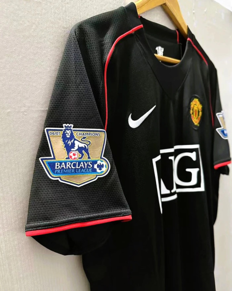 Koszulka Piłkarska Manchester United 2007/2008 Away Retro, Ronaldo Koszulka Piłkarska Manchester United 2007/2008 Away Retro, Ronaldo