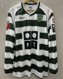 Koszulka Piłkarska Sporting Lizbona 2001/2002 Retro, Ronaldo, Quaresma Koszulka Piłkarska Sporting Lizbona 2001/2002 Retro, Ronaldo, Quaresma