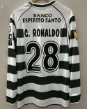 Koszulka Piłkarska Sporting Lizbona 2001/2002 Retro, Ronaldo, Quaresma Koszulka Piłkarska Sporting Lizbona 2001/2002 Retro, Ronaldo, Quaresma
