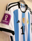 Koszulka Piłkarska piłkarska Argentyna MŚ Katar 22 FAN, Messi, Lautaro Koszulka Piłkarska piłkarska Argentyna MŚ Katar 22 FAN, Messi, Lautaro