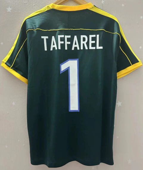 Koszulka Bramkarska Brazylia MŚ 1998 Retro, #1 Taffarel Koszulka Bramkarska Brazylia MŚ 1998 Retro, #1 Taffarel