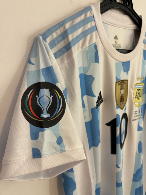 Koszulka Piłkarska Argentyna Finalisima 2022 Home Retro , Messi Koszulka Piłkarska Argentyna Finalisima 2022 Home Retro , Messi