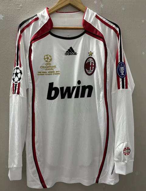 Koszulka Piłkarska AC Milan 2006/2007 Away Retro Dł Rękaw, #22 Kaka Koszulka Piłkarska AC Milan 2006/2007 Away Retro Dł Rękaw, #22 Kaka