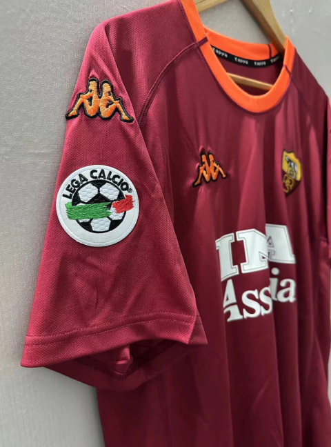 Koszulka Piłkarska AS Roma 2000/2001 Home Retro Koszulka Piłkarska AS Roma 2000/2001 Home Retro