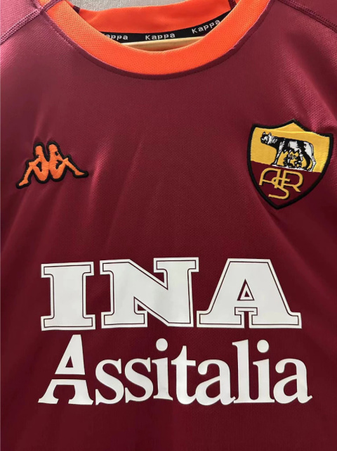 Koszulka Piłkarska AS Roma 2000/2001 Home Retro Koszulka Piłkarska AS Roma 2000/2001 Home Retro