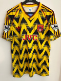 Koszulka Piłkarska Arsenal Londyn 1991/1992 Away Retro, Wright