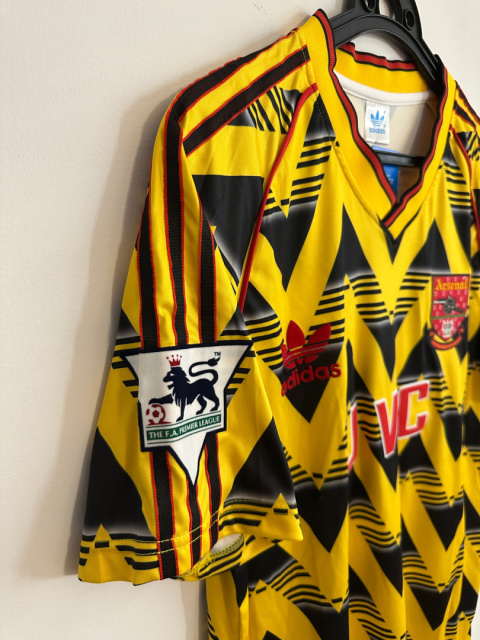 Koszulka Piłkarska Arsenal Londyn 1991/1992 Away Retro, Wright Koszulka Piłkarska Arsenal Londyn 1991/1992 Away Retro, Wright