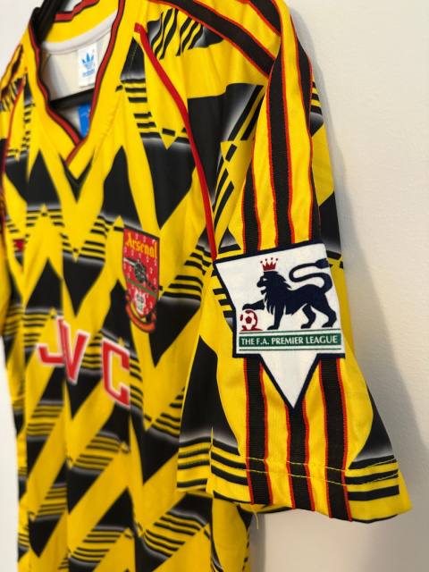 Koszulka Piłkarska Arsenal Londyn 1991/1992 Away Retro, Wright Koszulka Piłkarska Arsenal Londyn 1991/1992 Away Retro, Wright