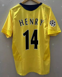 Koszulka Piłkarska Arsenal Londyn 2005/2006 UCL FINAL Away Retro, #14 Henry Koszulka Piłkarska Arsenal Londyn 2005/2006 UCL FINAL Away Retro, #14 Henry