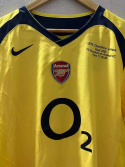 Koszulka Piłkarska Arsenal Londyn 2005/2006 UCL FINAL Away Retro, #14 Henry Koszulka Piłkarska Arsenal Londyn 2005/2006 UCL FINAL Away Retro, #14 Henry