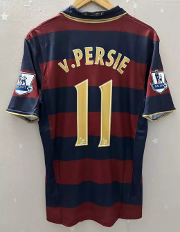 Koszulka Piłkarska Arsenal Londyn 2007/2008 Away Retro, #11 van Persie