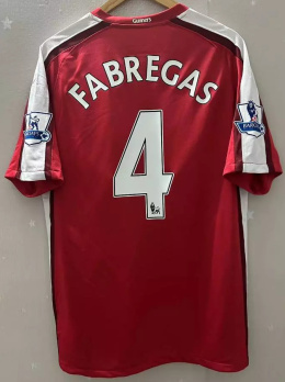 Koszulka Piłkarska Arsenal Londyn 2008/2010 Home Retro, Fabregas, van Persie, Adebayor