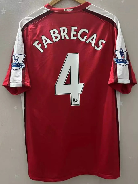 Koszulka Piłkarska Arsenal Londyn 2008/2010 Home Retro, Fabregas, van Persie, Adebayor Koszulka Piłkarska Arsenal Londyn 2008/2010 Home Retro, Fabregas, van Persie, Adebayor