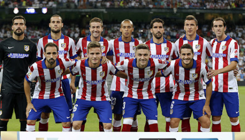 Koszulka Piłkarska Atletico Madryt 2014/2015 Home Retro Koszulka Piłkarska Atletico Madryt 2014/2015 Home Retro