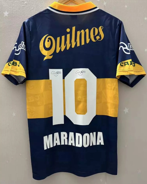 Koszulka Piłkarska Boca Juniors 1995/1996 Home Retro, #10 Maradona Koszulka Piłkarska Boca Juniors 1995/1996 Home Retro, #10 Maradona