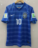 Koszulka Piłkarska Brazylia 2014 Away Retro, Neymar Jr Koszulka Piłkarska Brazylia 2014 Away Retro, Neymar Jr