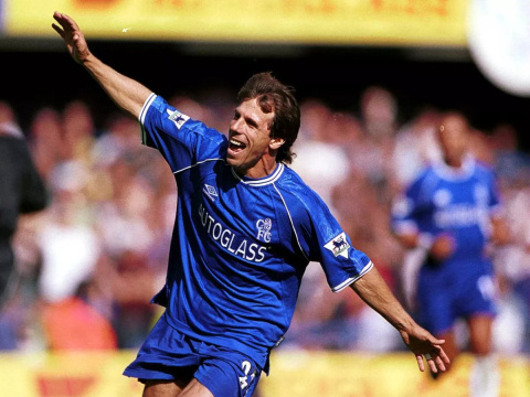 Koszulka Piłkarska Chelsea Londyn 1999/2000 Home Retro Koszulka Piłkarska Chelsea Londyn 1999/2000 Home Retro