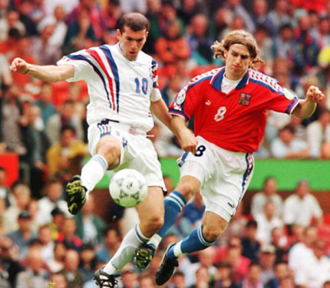 Koszulka Piłkarska Francja 1996 Away Retro Koszulka Piłkarska Francja 1996 Away Retro