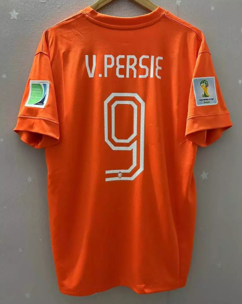 Koszulka Piłkarska Holandia 2014 Retro Home, van Persie, Robben, Sneijder Koszulka Piłkarska Holandia 2014 Retro Home, van Persie, Robben, Sneijder
