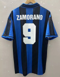 Koszulka Piłkarska Inter Mediolan 1995/1996 Home Retro, #9 Zamorano Koszulka Piłkarska Inter Mediolan 1995/1996 Home Retro, #9 Zamorano