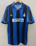 Koszulka Piłkarska Inter Mediolan 1995/1996 Home Retro, #9 Zamorano Koszulka Piłkarska Inter Mediolan 1995/1996 Home Retro, #9 Zamorano