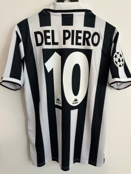 Koszulka Piłkarska Juventus Turyn 1995/1996 Home Retro, Del Piero, Vieri, Boksic