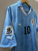 Koszulka Piłkarska Urugwaj 2010 MŚ Home Retro, Suarez, Forlan Koszulka Piłkarska Urugwaj 2010 MŚ Home Retro, Suarez, Forlan