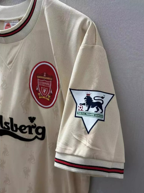 Koszulka Piłkarska Liverpool FC 1996/1997 Away Retro, Fowler, McManaman Koszulka Piłkarska Liverpool FC 1996/1997 Away Retro, Fowler, McManaman