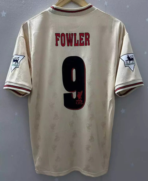 Koszulka Piłkarska Liverpool FC 1996/1997 Away Retro, Fowler, McManaman Koszulka Piłkarska Liverpool FC 1996/1997 Away Retro, Fowler, McManaman