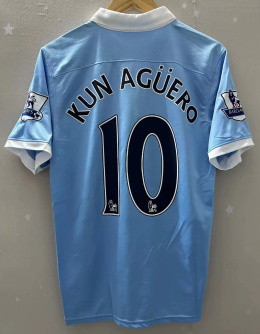 Koszulka Piłkarska Manchester City 2015/2016 Home Retro, Aguero, De Bruyne
