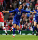 Koszulka Piłkarska Manchester United 2008/2009 Away Blue Retro Koszulka Piłkarska Manchester United 2008/2009 Away Blue Retro