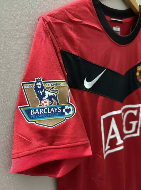 Koszulka Piłkarska Manchester United 2009/2010 Home Retro Koszulka Piłkarska Manchester United 2009/2010 Home Retro