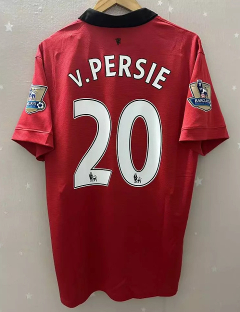 Koszulka Piłkarska Manchester United 2013/2014 Home Retro, #20 van Persie Koszulka Piłkarska Manchester United 2013/2014 Home Retro, #20 van Persie