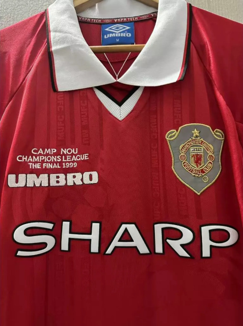 Koszulka Piłkarska Manchester United UCL FINAL 1999 Retro Koszulka Piłkarska Manchester United UCL FINAL 1999 Retro