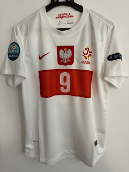 Koszulka Piłkarska Polska 2012 Retro, Lewandowski. Błaszczykowski