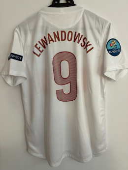 Koszulka Piłkarska Polska 2012 Retro, Lewandowski. Błaszczykowski