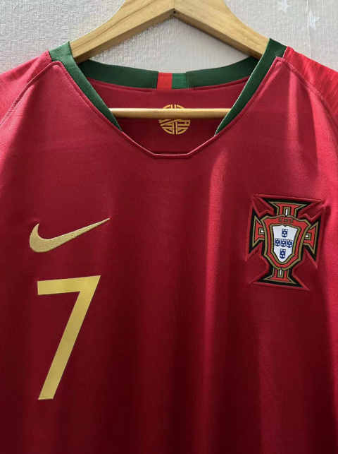 Koszulka Piłkarska Portugalia MŚ 2018 Home Retro Koszulka Piłkarska Portugalia MŚ 2018 Home Retro