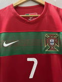 Koszulka Piłkarska Portugalia MŚ 2010 Home Retro, Ronaldo Koszulka Piłkarska Portugalia MŚ 2010 Home Retro, Ronaldo
