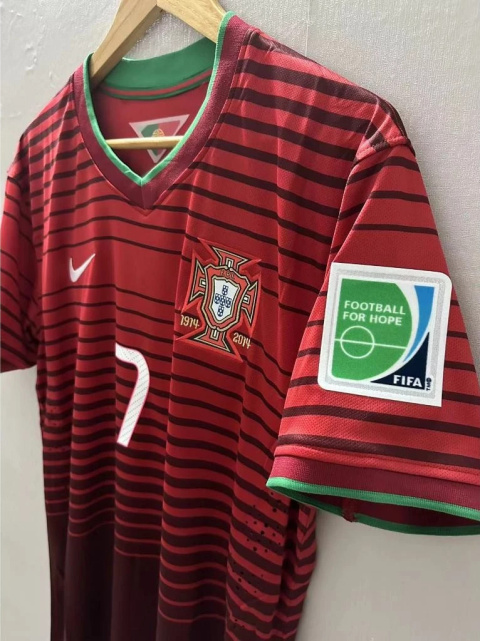 Koszulka Piłkarska Portugalia MŚ 2014 Home RETRO Koszulka Piłkarska Portugalia MŚ 2014 Home RETRO