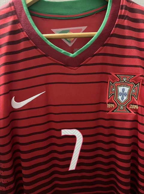 Koszulka Piłkarska Portugalia MŚ 2014 Home RETRO Koszulka Piłkarska Portugalia MŚ 2014 Home RETRO