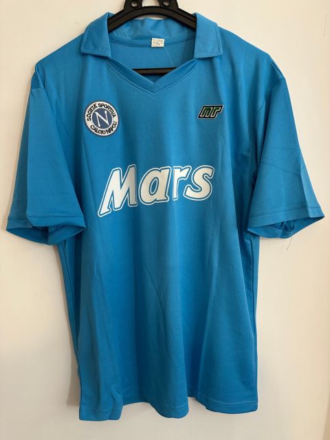 Koszulka Piłkarska SSC Napoli 1989/1990 Home Retro, Maradona Koszulka Piłkarska SSC Napoli 1989/1990 Home Retro, Maradona