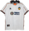 Koszulka Piłkarska Valencia 1999/2000 Home Retro, Mendieta, Claudio Lopez, Kily Gonzalez Koszulka Piłkarska Valencia 1999/2000 Home Retro, Mendieta, Claudio Lopez, Kily Gonzalez