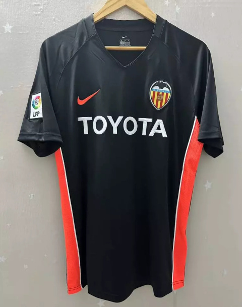 Koszulka Piłkarska Valencia CF 2006/2007 Away Retro, David Villa, David Silva Koszulka Piłkarska Valencia CF 2006/2007 Away Retro, David Villa, David Silva