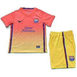 Piłkarski Komplet Strój Dziecięcy FC Barcelona 2011/2012 Away Retro