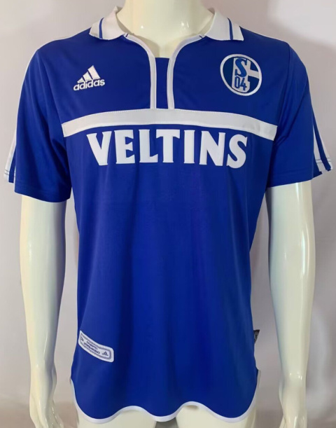 Koszulka Piłkarska Schalke 04 2000/2001 Home Retro Koszulka Piłkarska Schalke 04 2000/2001 Home Retro